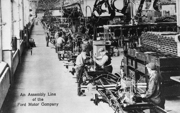 An Assembly line at Ford