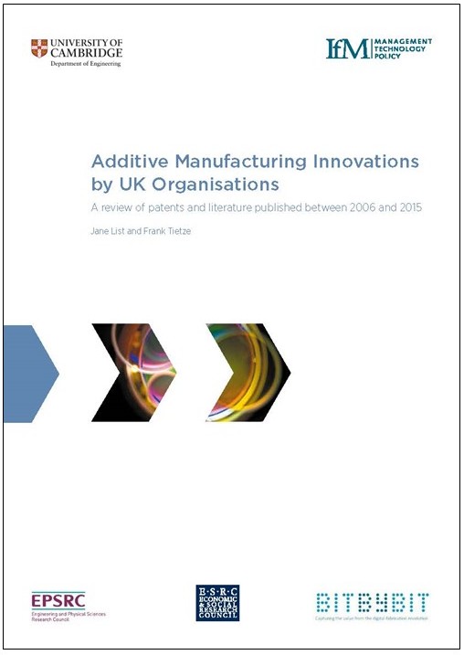 Additive manufacturing innovations