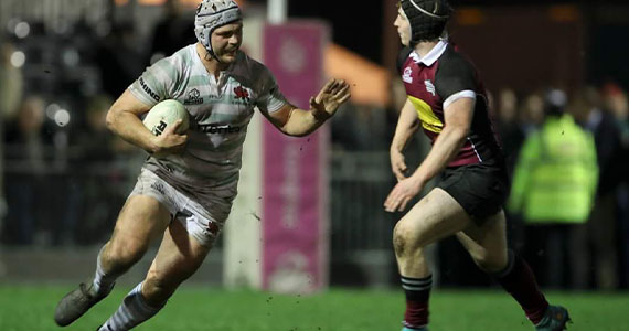 One of our ISMM students playing rugby for the University team