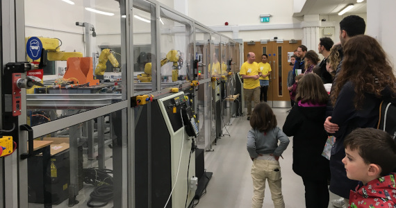 IfM Cambridge Science Festival 2019 robot lab tour