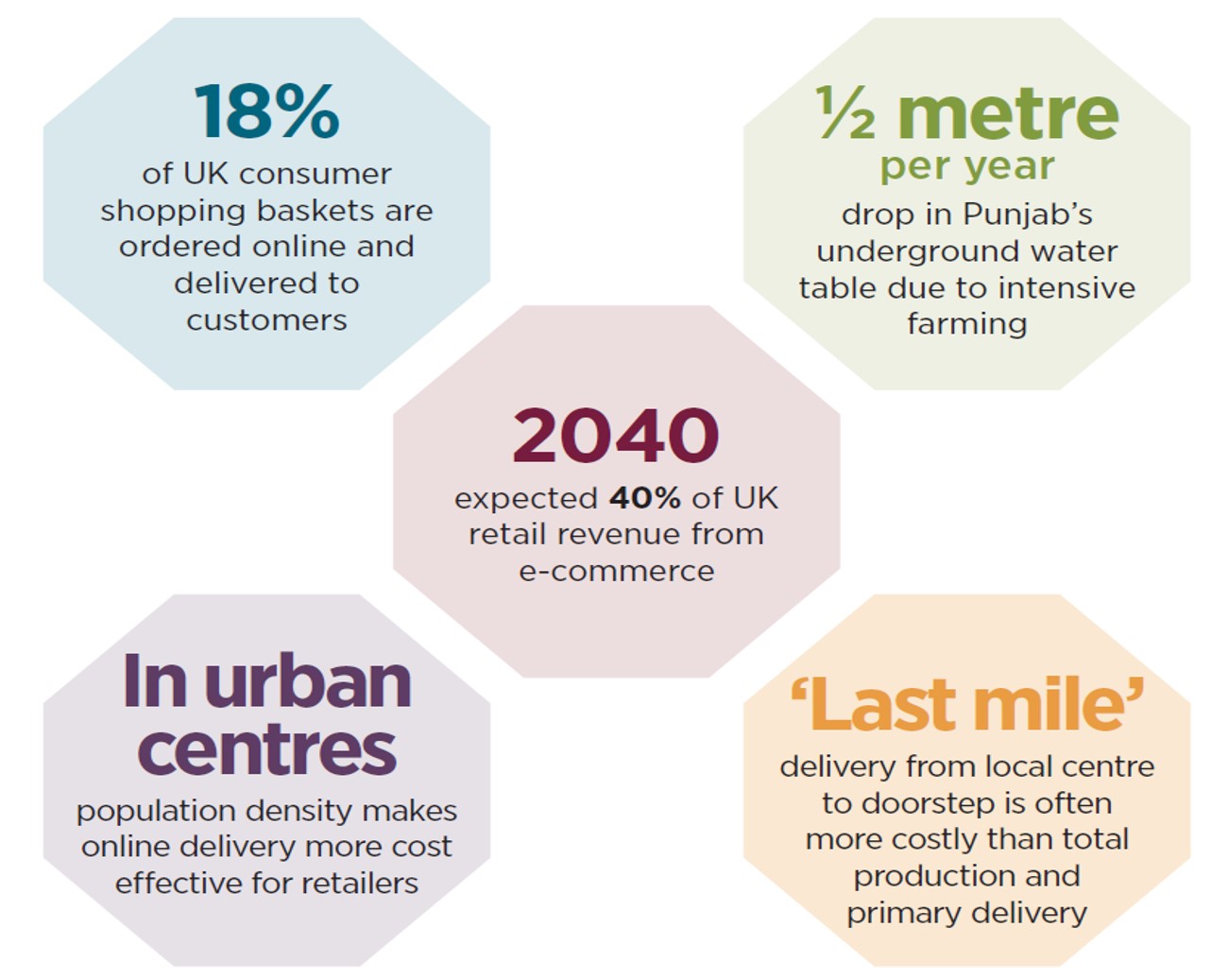 Food ecommerce infographic