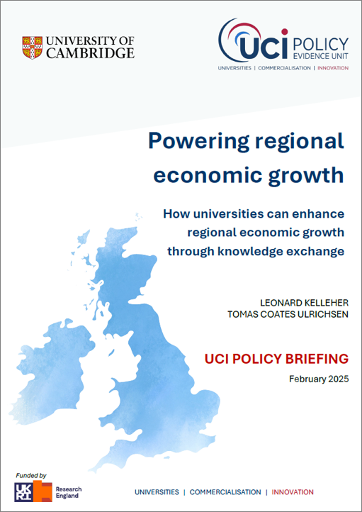 Universities, knowledge exchange and regional growth