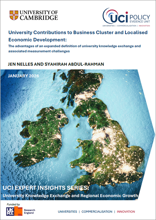 University knowledge exchange and regional growth