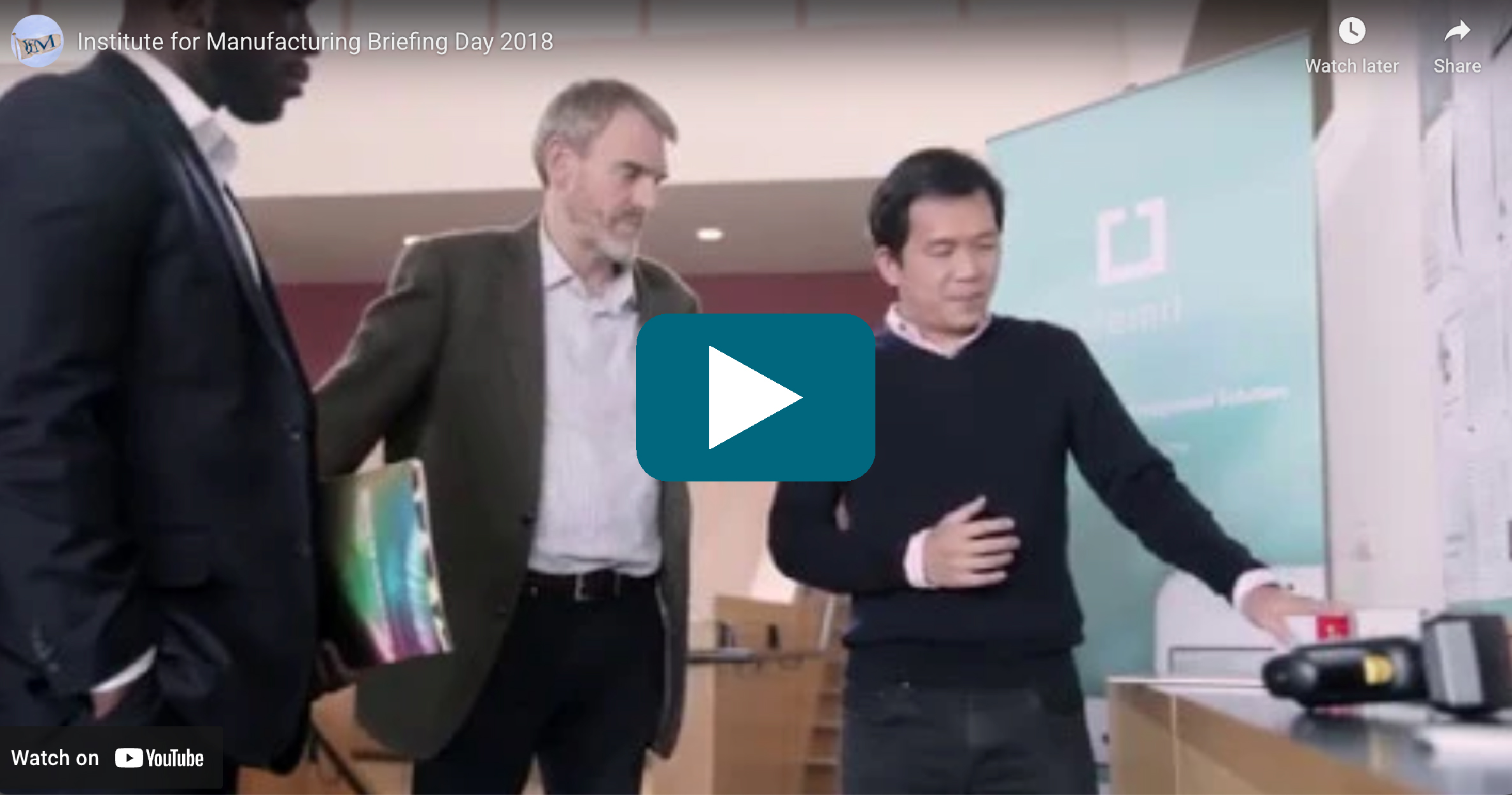 Video Thumbnail: Manufacturing a Better World: IfM hosts vibrant 2018 Briefing Day