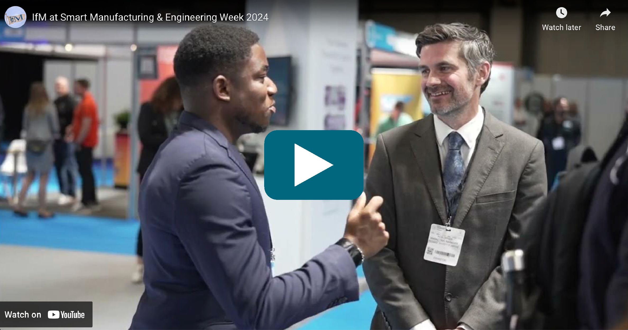 Video Thumbnail: Taking IfM research on the road for Smart Manufacturing & Engineering Week