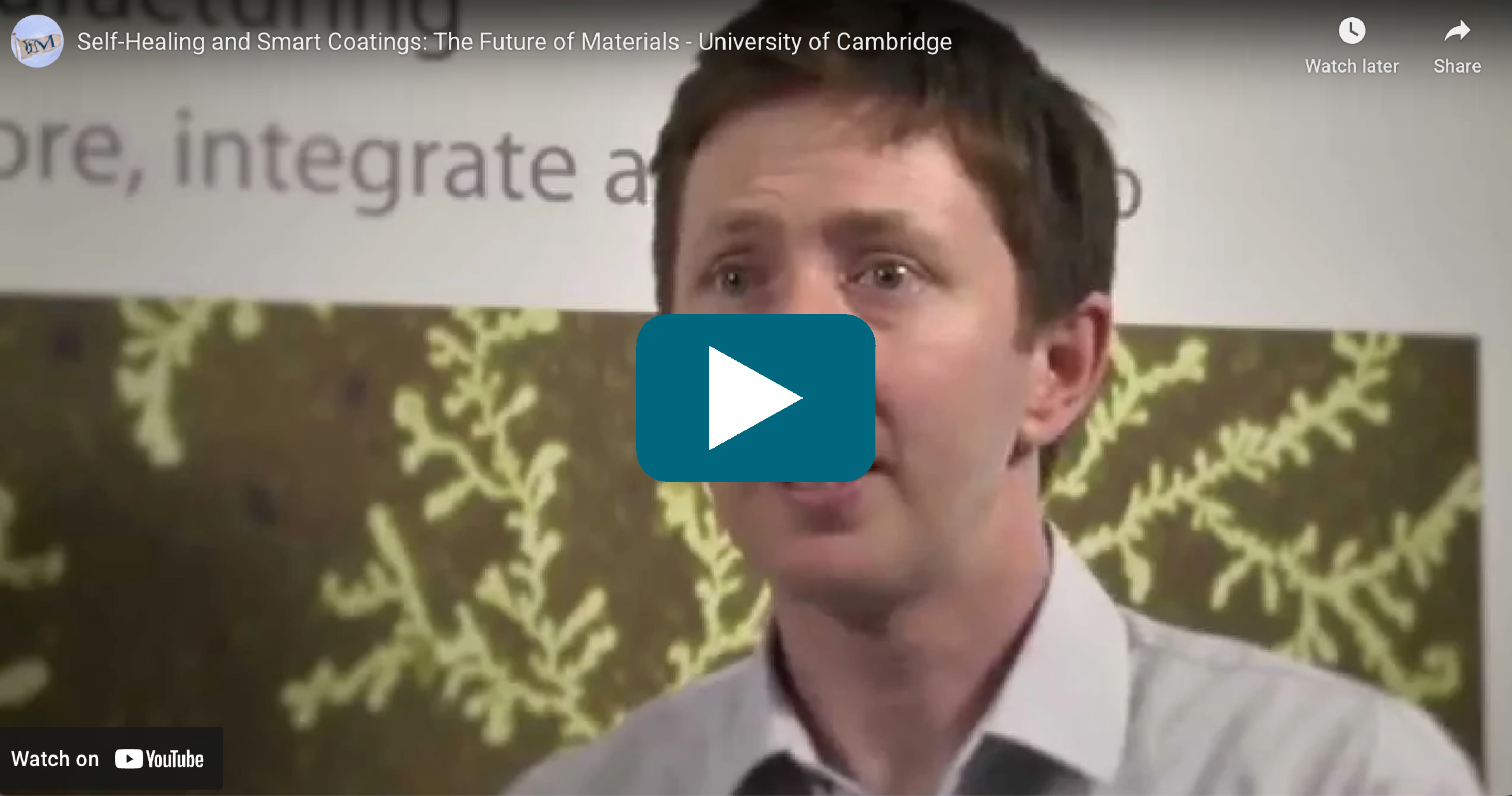 Video Thumbnail: Self-Healing and Smart Coatings: The Future of Materials