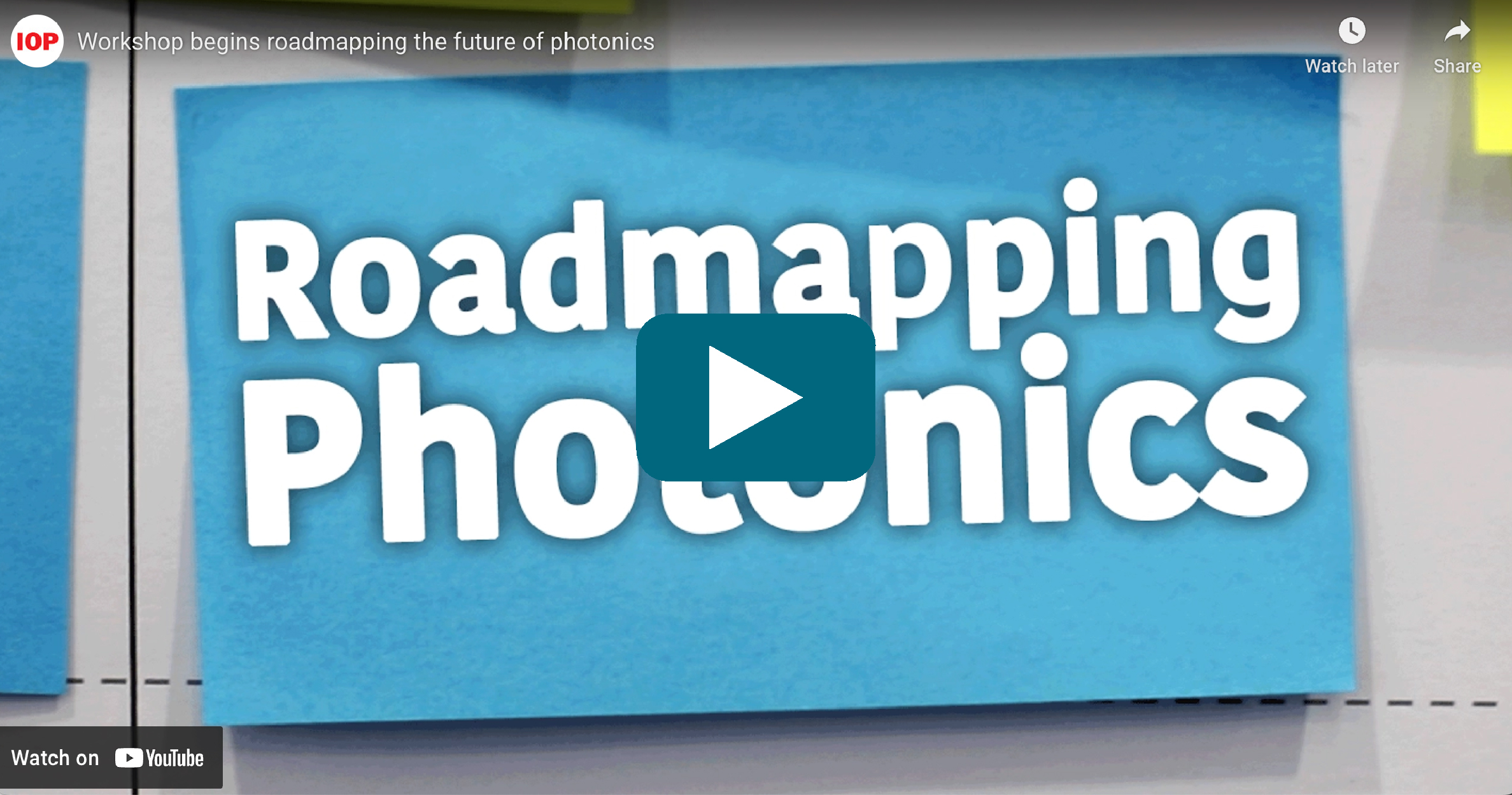 Video Thumbnail: Roadmapping UK physics future